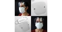 Máscara de Protecção Reutilizável (3 Camadas) c/ Viseira -Laváve
